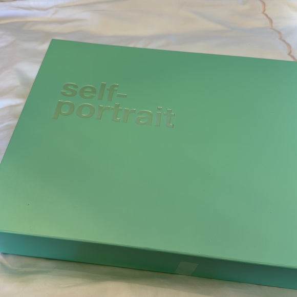 Self Portrait Sequin Black Dress with Bow Accents - Picture 7 of 7